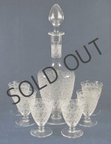 【BACCARAT】バカラ 酒器セット"Chateaubriand"（Rohan) 6客