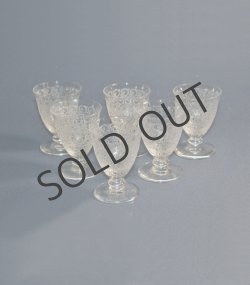画像1: 【BACCARAT】バカラ リキュールグラス"Chateaubriand"（Rohan) 6客