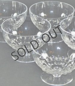 画像1: 【LALIQUE】ラリック　シャンパンクップ"BLOIS" 6客セット