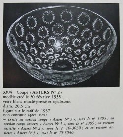 画像4: 【LALIQUE】ラリック　ASTERS No.2深鉢