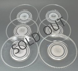 画像2: 【LALIQUE】ルネ・ラリック　NIPPON小皿6客セット