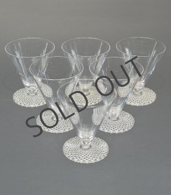 画像1: 【LALIQUE】ルネ・ラリック　TOKYO ワイングラス6客　