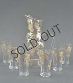 画像1: 野苺文金彩ビールセット 6客用 