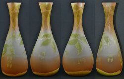 画像3: 【GALLE】ガレ　アメリカ楓文大花瓶　