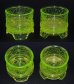 画像2: 【BACCARAT】バカラ　ウランガラスの小物入れ2個 (2)