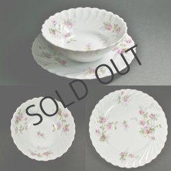 画像2: 【HAVILAND】 薔薇文トルス ボウル＆ソーサー6客