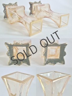 画像7: 【BACCARAT】バカラ　花鳥文ラスター彩花瓶 一対