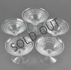 画像3: 【LALIQUE】ルネ・ラリック　FLEURフルーツ・カップ5客