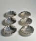 画像1: 貝の形をした銀の小皿 6客 (1)