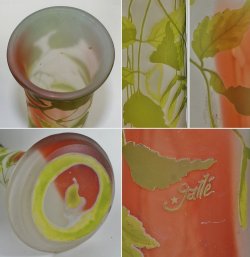 画像3: 【GALLE】ガレ　アメリカ楓文特大花瓶