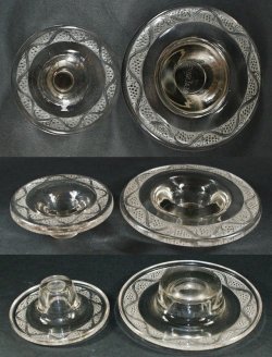 画像3: 【LALIQUE】ルネ・ラリック　RICQUEWIHR キャンドルスタンド一対