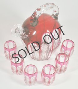 画像2: 【ST-LOUIS】サン・ルイ　ルビー色被せリキュールセット