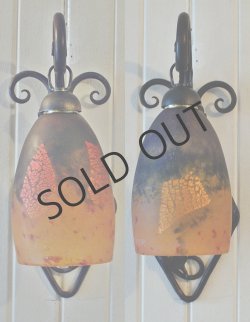 画像6: 【DAUM】ドーム　鍛鉄台アプリック一対