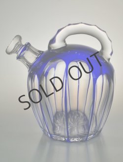 画像4: 【St-Louis】サン・ルイ　ブルー色被せ酒器セット