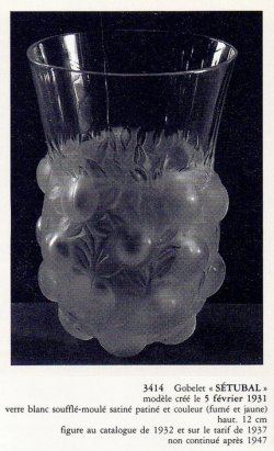 画像4: 【LALIQUE】ルネ・ラリック　SETUBAL ゴブレ