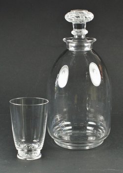 画像2: 【LALIQUE】ラリック　SAINT-HUBERT 酒器セット