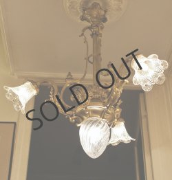 画像5: 【BACCARAT】バカラ　ルネッサンス風4灯式シャンデリア