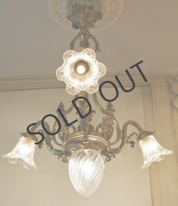 画像4: 【BACCARAT】バカラ　ルネッサンス風4灯式シャンデリア