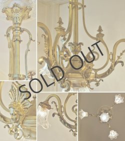 画像7: 【BACCARAT】バカラ　ルネッサンス風4灯式シャンデリア