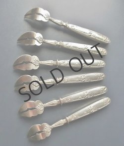 画像2: 【COIGNET】コワニェ　スミレ文フルーツフォーク6客