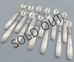 画像4: 【COIGNET】コワニェ　スミレ文フルーツフォーク6客