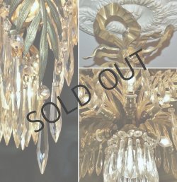 画像7: 椰子の木型7灯式シャンデリア