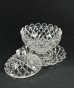 画像2: 【BACCARAT】バカラ　Diamants carrés 蓋物受皿付き (2)