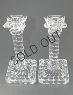 画像2: 【BACCARAT】バカラ　Bambous tors角型キャンドルスタンド1対