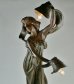 画像1: アールヌーヴォー 女性像のランプ (1)
