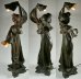 画像3: アールヌーヴォー 女性像のランプ (3)