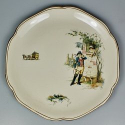 画像4: 【CHOISY-LE-ROI】ショワジー・ル・ロワ 色絵平皿5客 Aセット