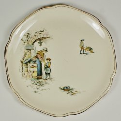 画像3: 【CHOISY-LE-ROI】ショワジー・ル・ロワ 色絵平皿5客 Bセット