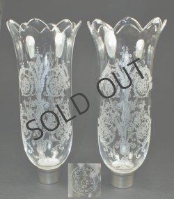 画像6: 【BACCARAT】バカラ 2灯式火屋付きキャンドルスタンド Bambous tors