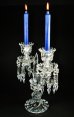 画像3: 【BACCARAT】バカラ 2灯式火屋付きキャンドルスタンド Bambous tors
