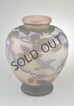 画像5: 【GALLE】ガレ　クレマチス文花瓶