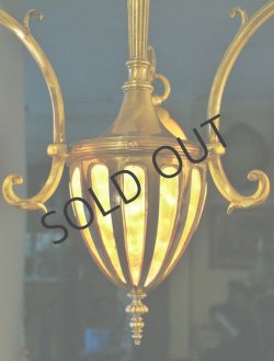 画像6: 【DAUM】ドーム　スフレガラスの4灯式シャンデリア