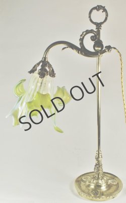 画像3: ヴァセリンシェード付きビューローランプ