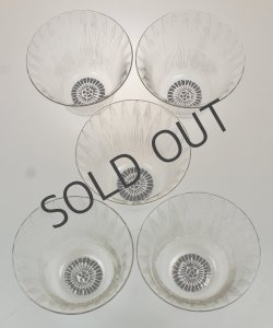 画像3: 【LALIQUE】ルネ・ラリック　LOTUS ゴブレ5客