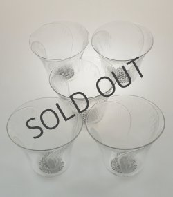 画像2: 【LALIQUE】ルネ・ラリック　PAVOT ゴブレ5客