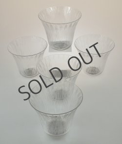 画像2: 【LALIQUE】ルネ・ラリック　LOTUS ゴブレ5客