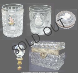 画像6: 【Le Creusot-Baccarat】カットクリスタルの鍵付き玉手箱