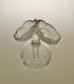 画像1: 【LALIQUE】ルネ・ラリック　Vase Deux Anémonesフラコン  (1)