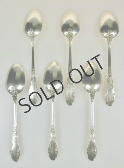 画像3: 【Ravinet-ｄ'Enfert】アイリス文純銀モカスプーン6客