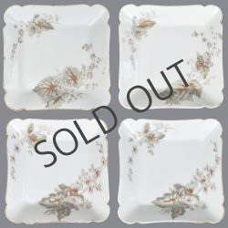 画像2: 【CFH/GDM】草花文角型小皿8客