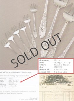 画像7: 【Ravinet-ｄ'Enfert】アイリス文純銀モカスプーン6客