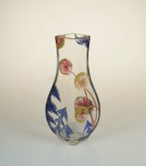 タンポポ文エナメル彩花瓶