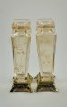 画像6: 【BACCARAT】バカラ　花鳥文角型花瓶一対