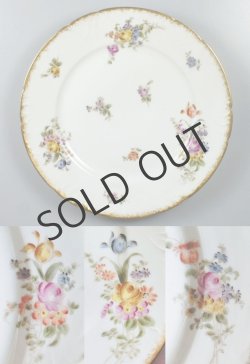 画像5: 【GDA】ジェーデーアー　ブーケ文デザート皿6客