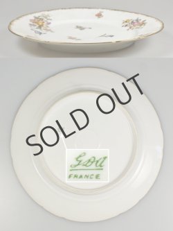 画像6: 【GDA】ジェーデーアー　ブーケ文デザート皿6客