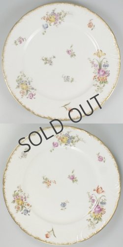 画像2: 【GDA】ジェーデーアー　ブーケ文デザート皿6客